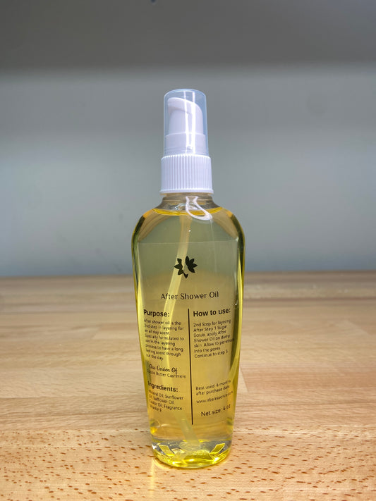 In Shower Body Oil